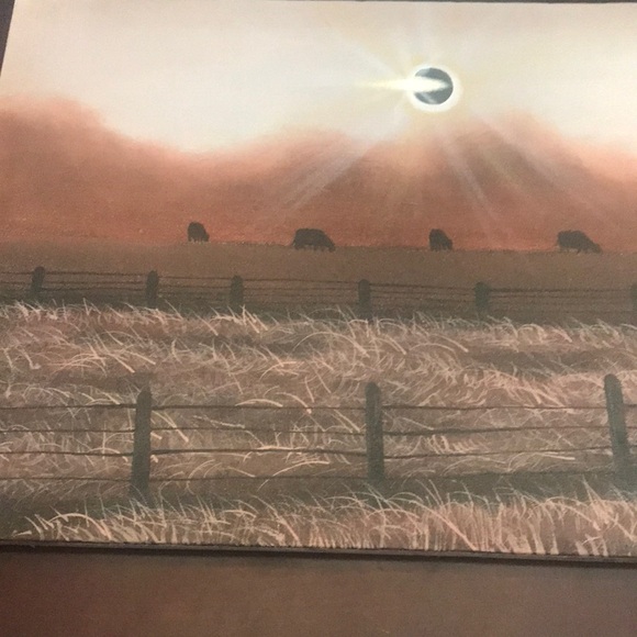 A 25*15 Acrylic on canvas signed painting - Picture 1 of 2